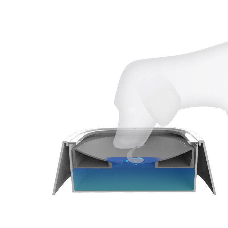 Anti-Overflow Floating Pet Water Bowl | Slow Drinking Dog & Cat Water Dispenser | ABS & PP Secondary image