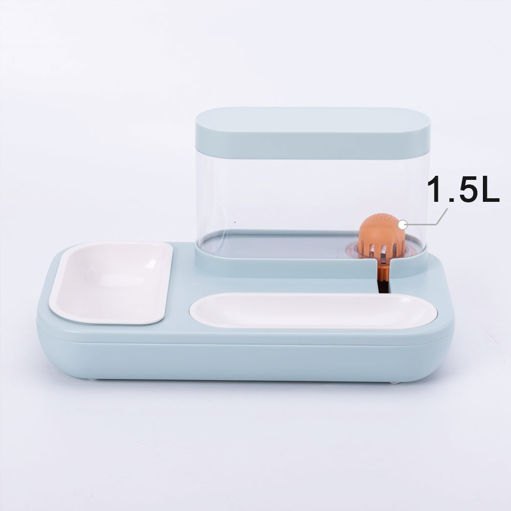4 Style Pet Cat Bowl Dog for Cats Feeder Bowls Kitten Automatic Drinking Fountain 1.5L Capacity Puppy Feeding Waterer Products Secondary image