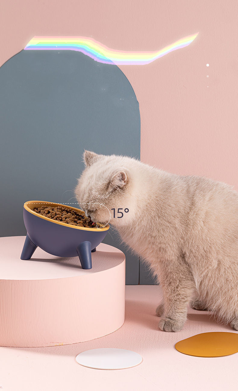 Cat Dog Bowl With Stand Pet Feeding Food Bowls Dogs Bunny Rabbit Nordic Color Feeder Product Supplies Pet Accessories Secondary image