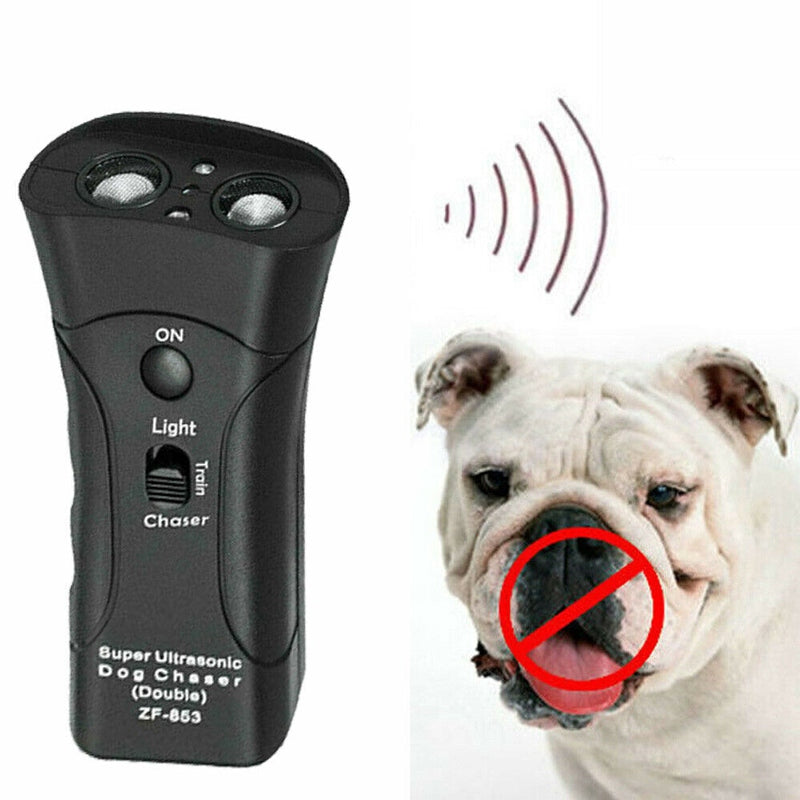 3-in-1 Anti Barking Dog Training Device Ultrasonic Dog Training Repeller  LED Flashlight Secondary image