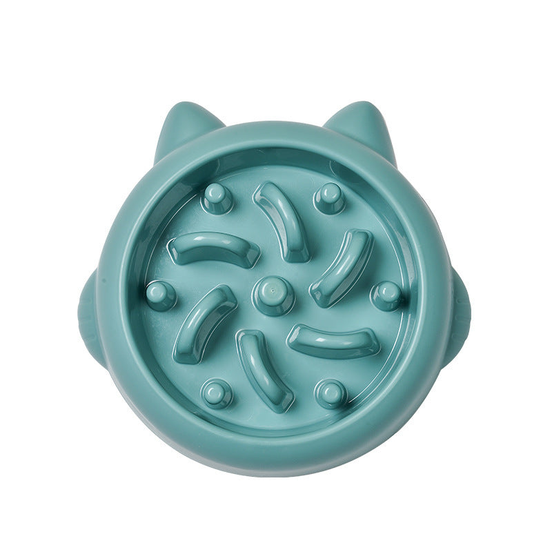 Pet Dog Cat Slow Feeder Bowls Anti Choking Slow Feeder Dish Bowl Home Dog Eating Plate Anti Gulping Bowl Supplies Secondary image