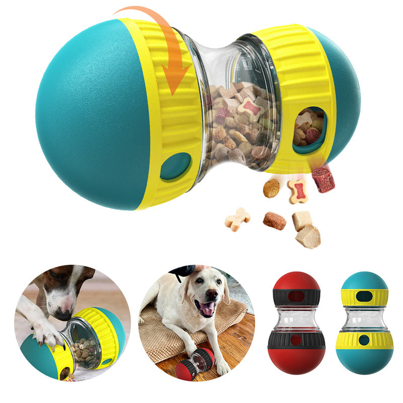 Food Dispensing Dog Toy Tumbler Leaky Food Ball Puzzle Toys Interactive Slowly Feeding Protect Stomach Increase Intelligence Pets Toy Pet Products Secondary image