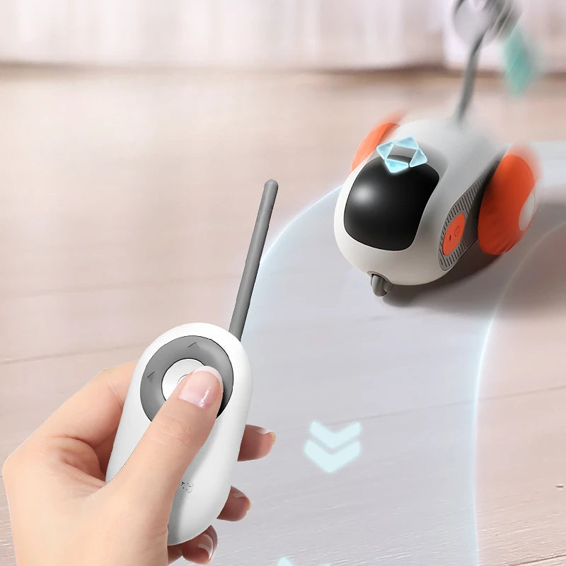 Remote Control Interactive Cat Car Toy USB Charging Chasing Automatic Self-moving Remote Smart Control Car Interactive Cat Toy Pet Products Secondary image