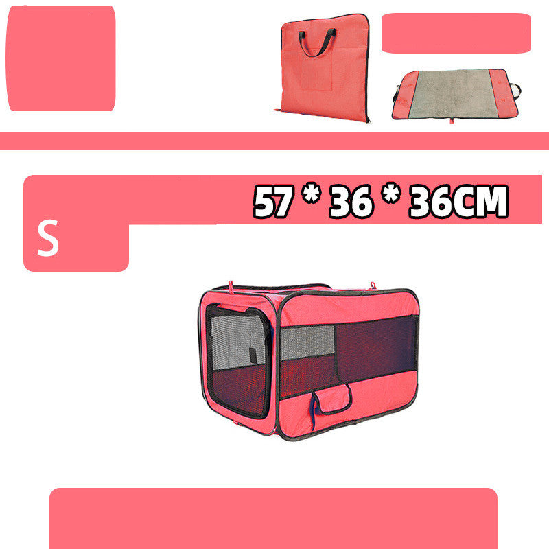 Pet Travel Carrier Bag Portable Pet Bag Folding Fabric Pet Carrier Travel Carrier Bag For Pet Cage With Locking Safety Zippers Secondary image